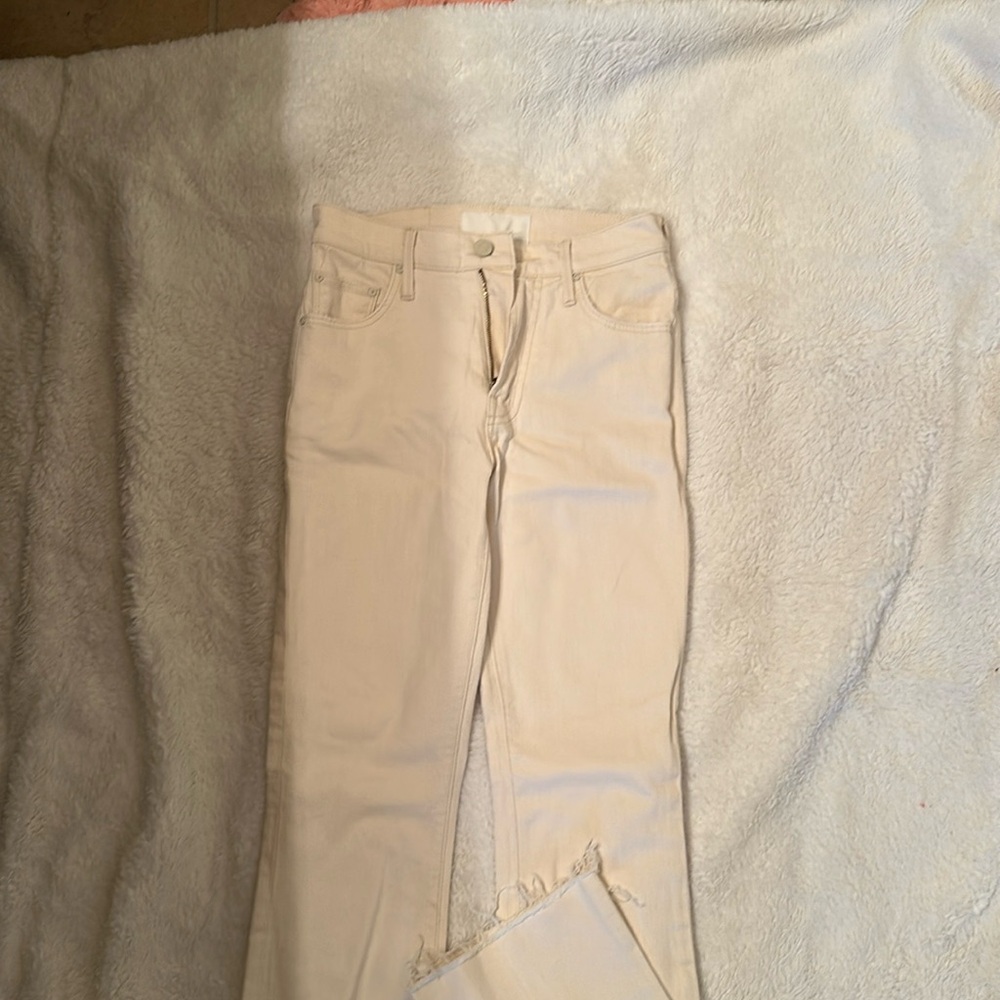 Mother jeans. Cream. Size 24